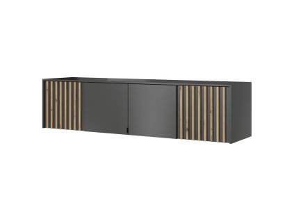 Nástavec 4D Forsea 205 cm - černá/artisan lamela