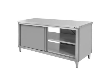 Stol gastronomiczny centralny przelotowy Mega M 180x70x85 cm stal nierdzewna MTP001776 2