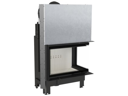 KRATKI krbová kamna MBA 17 P BS Gilotina pravé boční prosklení výsuvné