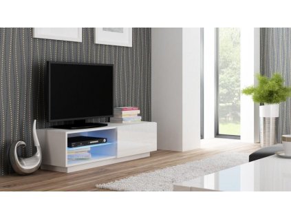 LIVO RTV 120 stojící bílá