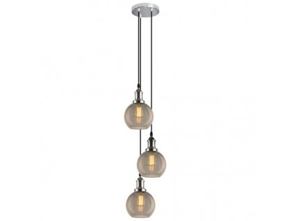 Lustr - závěsná lampa NEW YORK LOFT 2 co schabby kouřová