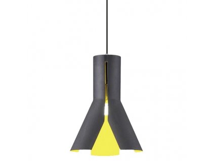 Lustr - Závěsná lampa Origami Design 1 černá/zola