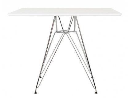 Stůl DSR SQUARE 100/100, deska mdf - ocelový základ