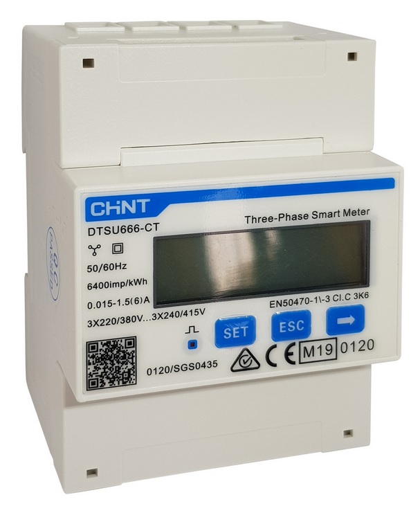 Levně Třífázový Smartmeter Chint DTSU666-CT