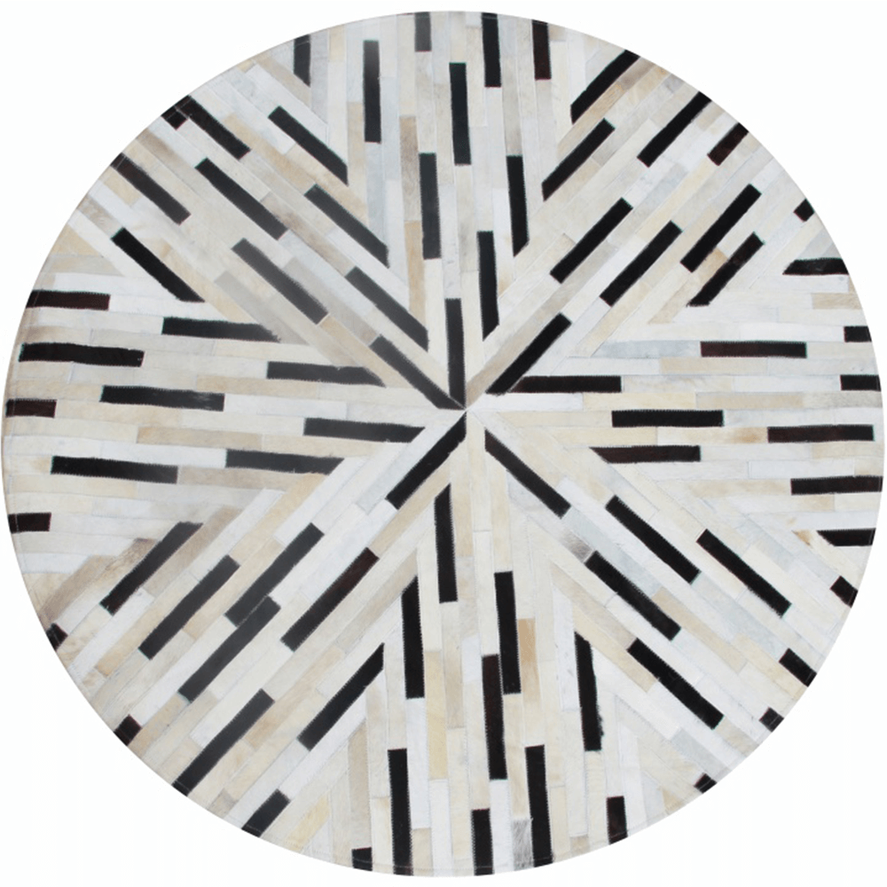 Levně Luxusní koberec, pravá kůže, 200x200 cm, KŮŽE TYP 8