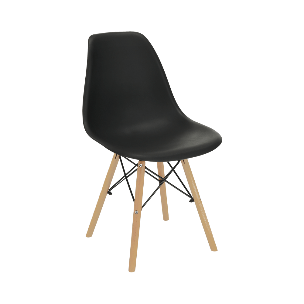 Židle, černá/buk, CINKLA 3 NEW | Nábytek a dekorace > Jídelna > Jídelní židle