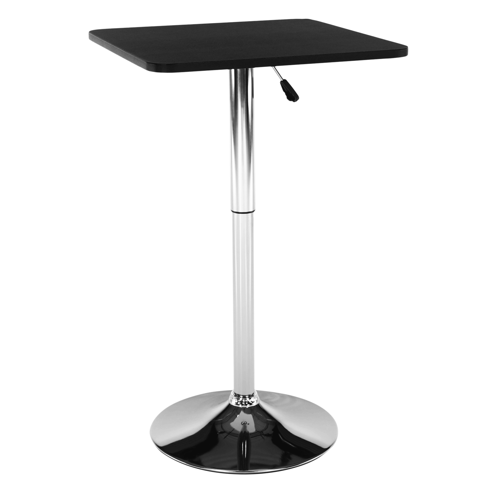 Barový stůl s nastavitelnou výškou, černá, 57x84-110 cm, FLORIAN | Nábytek a dekorace > Jídelna > Barové Stolky