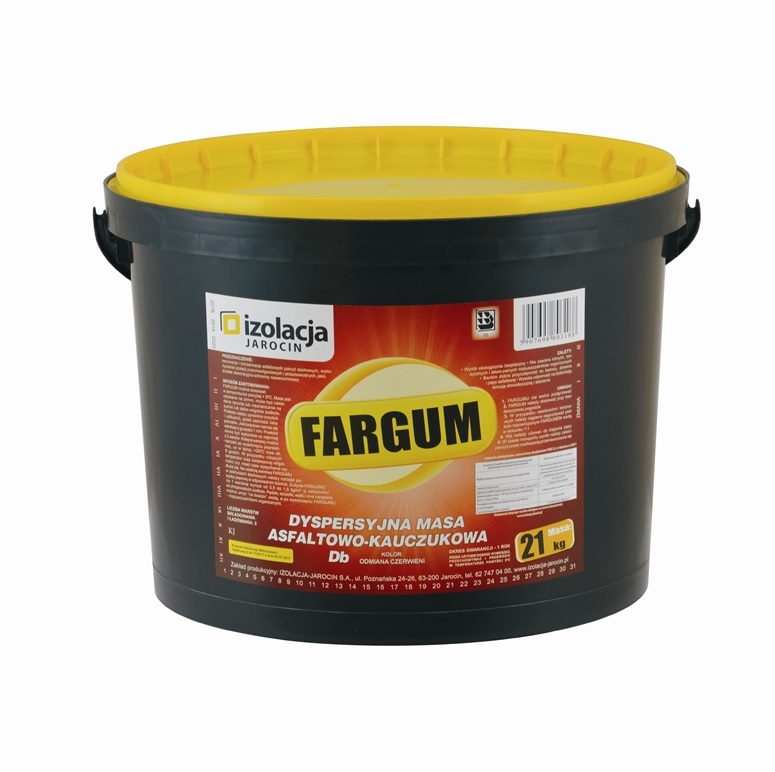 Levně FARGUM - barevná disperzní hmota pro údržbu střech Barva: Cihlově hnědá, Hmotnost: 21 kg