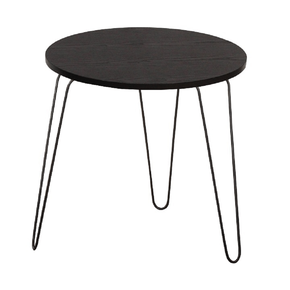 Příruční stolek, černý dub / černá, RONIN | Nábytek a dekorace > Předsíň > Odkládací stolky a konzole