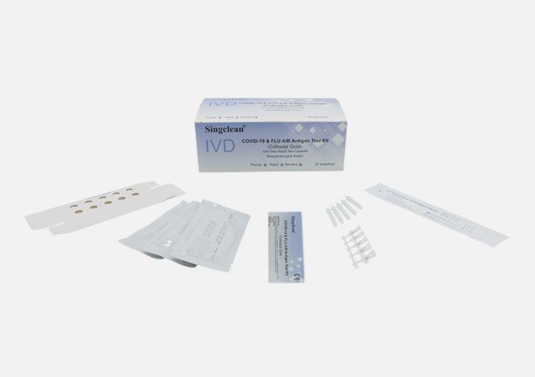 Test na Covid a Chřipku A/B (do nosohltanu pro domácí použití) Značka: Množství III: 500ks.EXP.03.2027