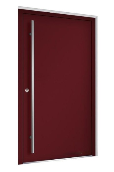 Levně Hliníkové vchodové dveře Premium Line model 5015 Výplň dveří: Vsazená výplň, Rám dveří: PD GENESIS 75