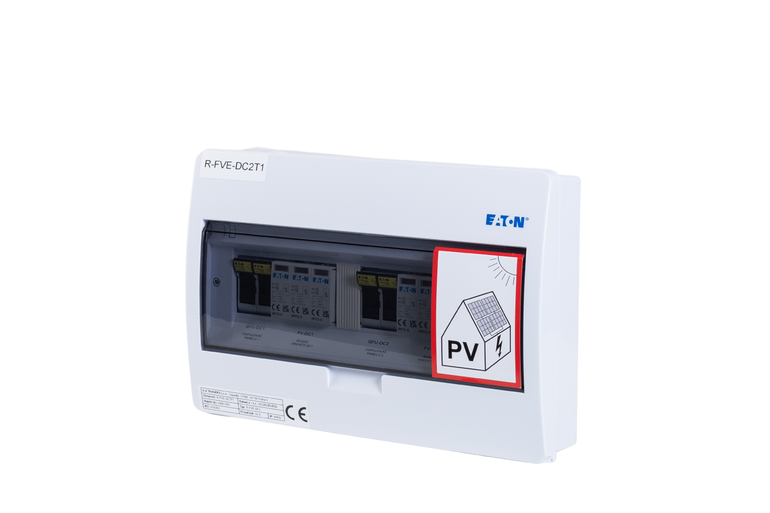 Rozvaděč R-FVE-DC2 – třída ochrany I+II