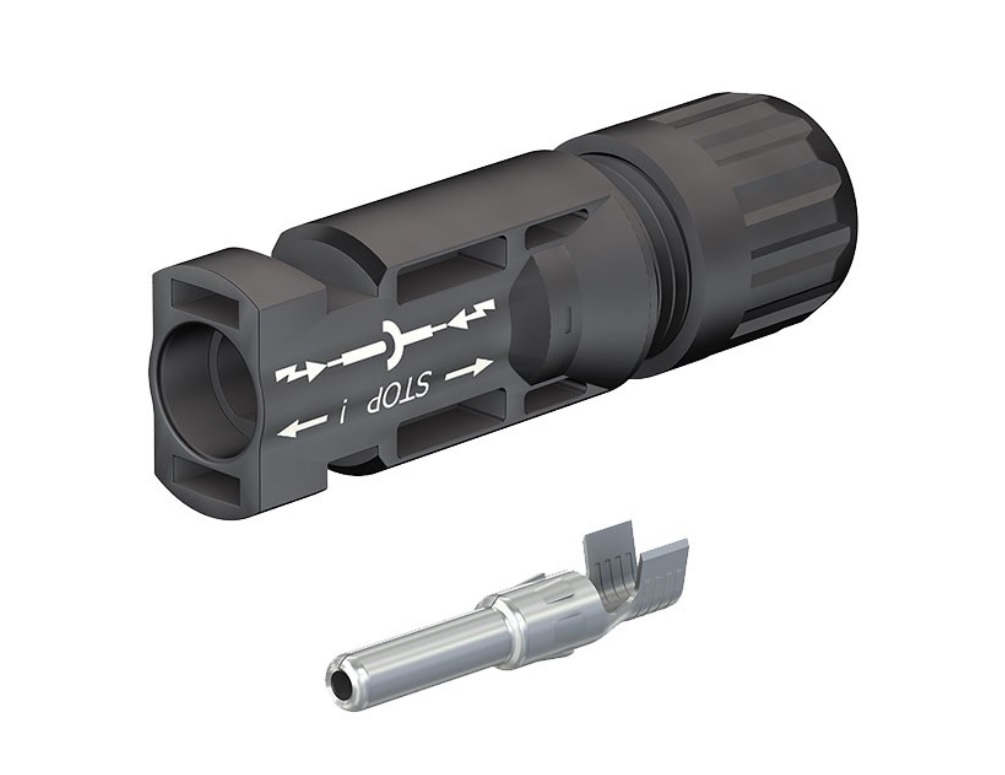 Levně konektor MC4 1000V/30A (4 - 6 mm²) Velikost: samec