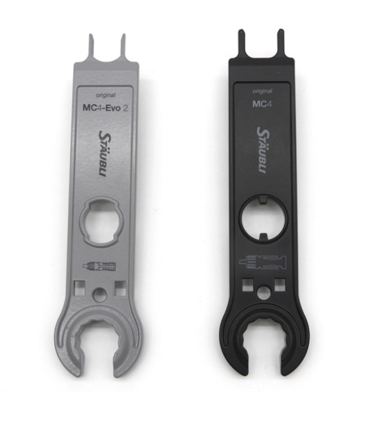 sada 2 ks kovových montážních klíčů PV-MS-PLS na konektory MC4 a MC4-Evo 2