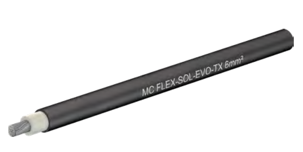 solární kabel FLEX-SOL-EVO-TX 6 mm² černý, cena za 1 metr
