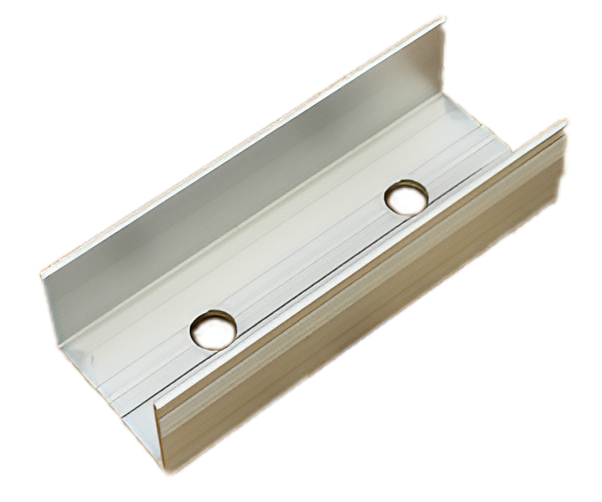 Levně Profilový konektor / Svorka profilů 120x45x31,5 mm, eloxovaný hliník