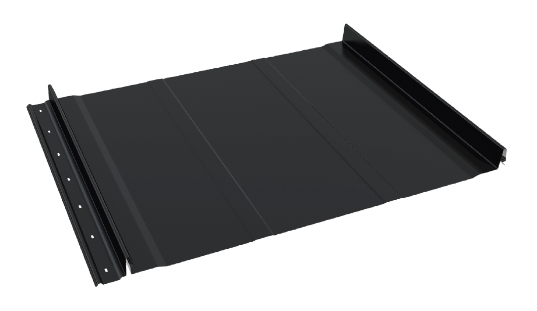 Střešní panel HIGH-TECH 32/528 Barva: RAL 7016, Povrchová úprava: Pladur® Wrinkle Mat Plus - záruka 60 let, tloušťka 0,5 mm