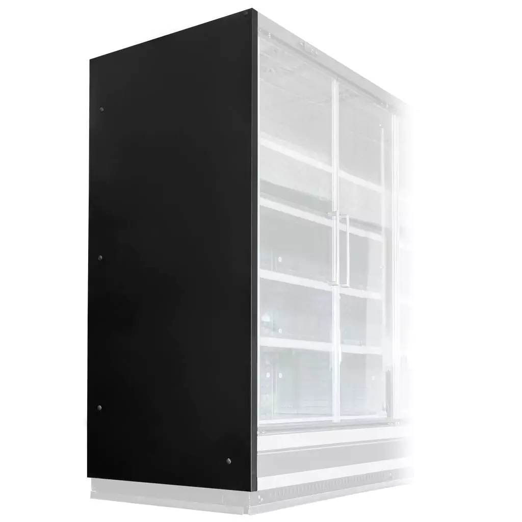 Boční panel chladicí vitríny HUGO, 85x204 cm, levá