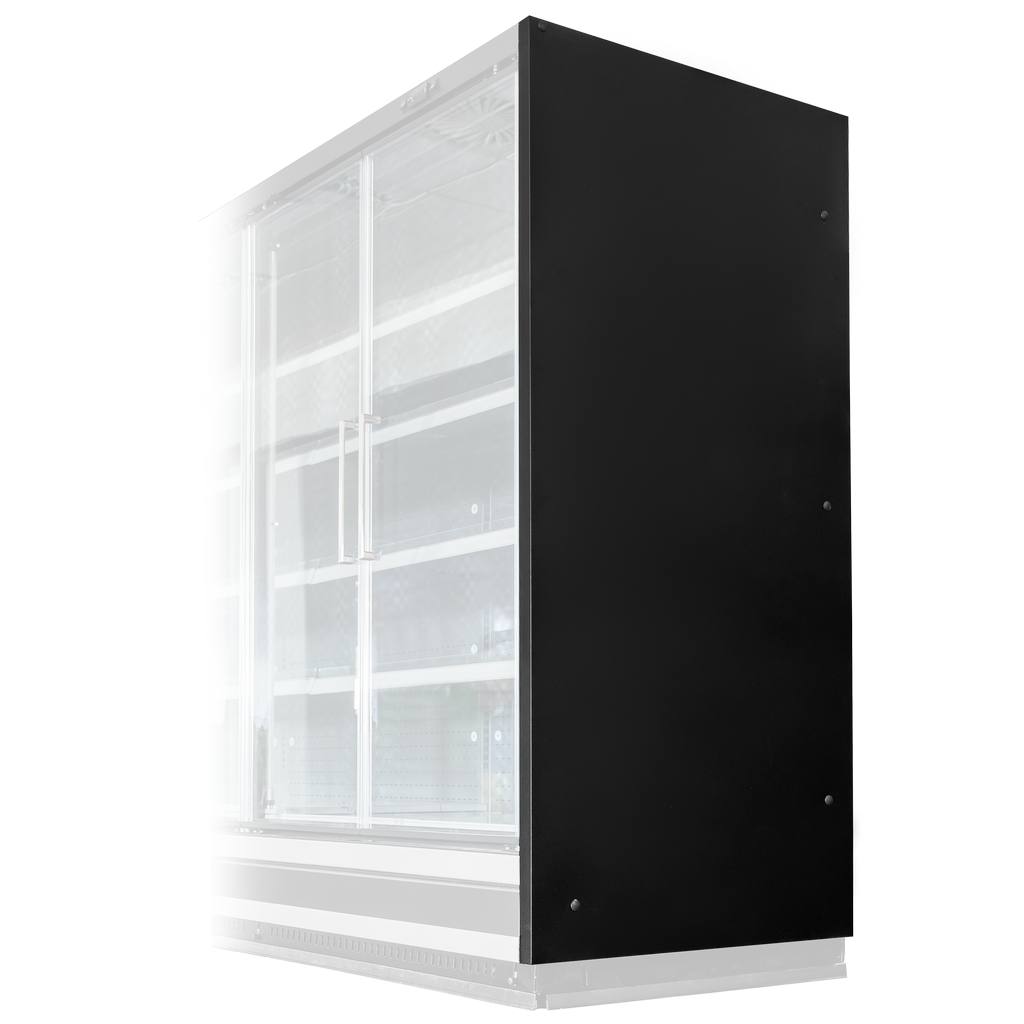 Lednice pro levou stranu HUGO IN 85x204 cm - černá