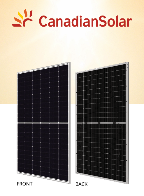 Canadian Solar TOPBiHiKu6 615W Silver Frame Bifacial N-Type TOPCon 22,8% CS6.2-66TB-615 Množství: 1 ks