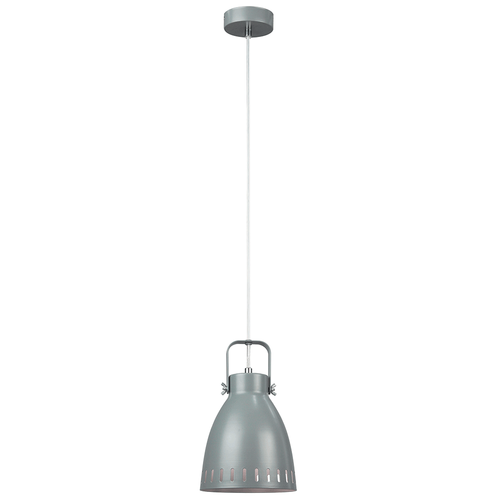 Levně Visící lampa, šedá / kov, AIDEN typ3