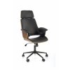 Kancelářská židle WEBER ořech/černá