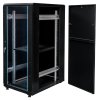 Szafa Rack na elektronike Mega M 19%E2%80%B3 28U stojaca 60x80 cm czarna mtp002984 2