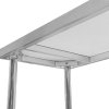 Stol gastronomiczny centralny z polka Mega M STANDARD 140x60x85 cm stal nierdzewna mtp004371 8