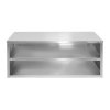 Szafka wiszaca ze stali nierdzewnej otwarta Mega M 120x40x60 cm 1
