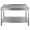 Stol gastronomiczny roboczy spawany z polka Mega M 120x70x85 cm stal nierdzewna MTP003797 13