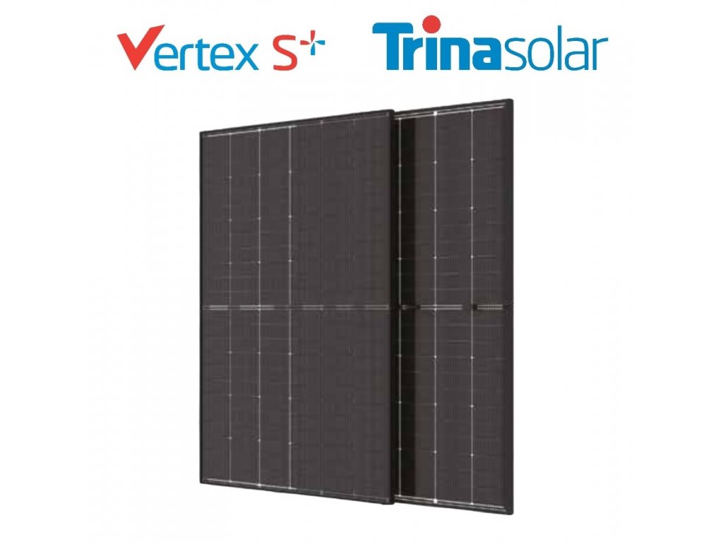 Trina Solar 420 Wp Black Frame Bifaciální Vertex S+ Dual Glass N-Type 21% TSM-420NEG9RC.27