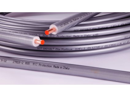 Izolované Cu potrubí 1/2, stěny 0,8 mm SMISOL® Clim Platinum
