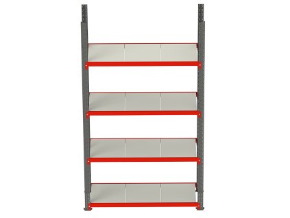 389482 regal garazowy z 4 polkami