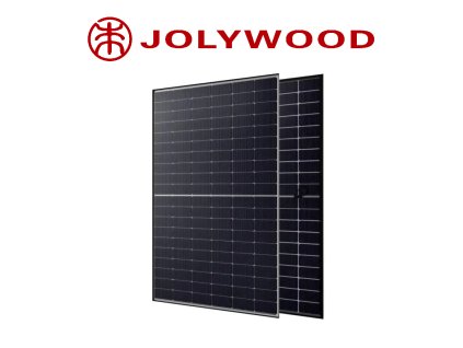Jolywood 500W Full Black Bifacial Dual-Glass Transparent 22.5% SVT37459 / JW-HD108N-R2 500 (Množstvo 1-5 ks)