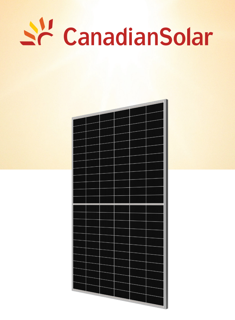 Canadian Solar TOPHiKu6 615W Silver Frame N-Type TOPCon 22,8% CS6.1-72TD-615 Množstvo: 36ks paleta