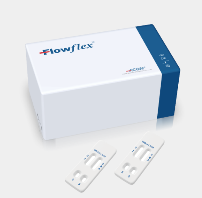 Test na Covid a Chrípku A/B - 25ks (do nosa a nosohltana na lekárske použitie) Značka: Flowflex Množstvo I: 1ks.EXP.09.2027