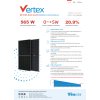 Trina Solar 565 Wp Silver Frame Bifacial Vertex Dual Glass 20,9% TSM-565DEG19RC.20