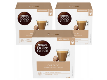 Nescafé Dolce Gusto Cortado 3 PACKAGE 3x 16 capsules