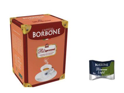 Borbone Caffe Respresso Miscela Light 50caps best coffee cz