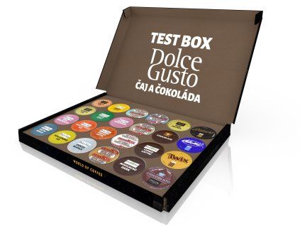 test box dolcegusto tea and chocolate the best coffee Czech Republic