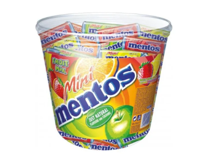 Mentos mini fruit 120 x 10.5 coffee cz