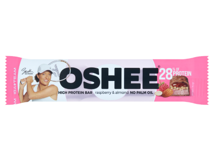 OSHEE protein bar with raspberry and almond flavor 47g