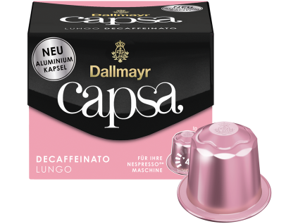 Dallmayr Capsa Lungo Decaf aluminum capsules 10 pcs.
