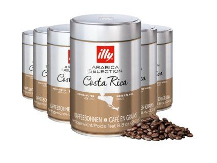 Illy Costa Rica coffee beans 250g 6 pcs