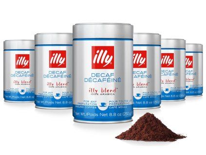 Illy Decaf decaffeinated ground coffee 250g 6 pcs