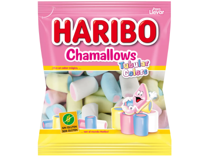 Haribo Chamallows Tubular Colors Foam Candy 90 g