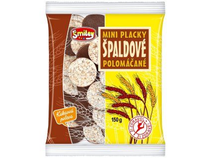 Spelt mini pancakes half-dipped in cocoa glaze 150 g