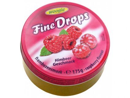 Woogie Fine Drops Raspberry 175g