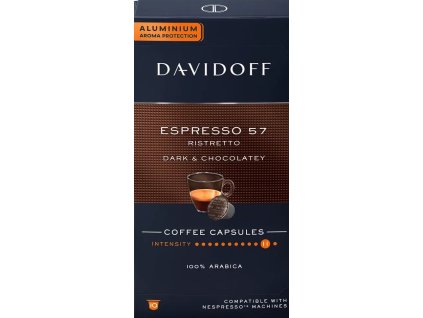 davidoff nespresso espresso57 dark 10 pcs best coffee cz