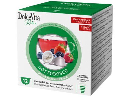 Dolce Vita herbal tea Forest blend for Dolce Gusto 12 capsules